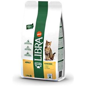 Libra Cat Adult Pollo Crocchette 1,5 kg - Alimento Completo e Bilanciato per Gatti Adulti