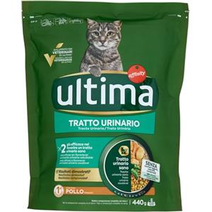 Ultima Cibo per Gatti Tratto Urinario 440g - Supporta il Tratto Urinario Sano e Pelle Lucida