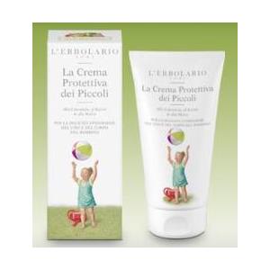 L'ERBOLARIO Crema Protettiva dei Piccoli 150 ml - Emulsione alla Calendula, Karitè e Malva per la pelle sensibile del bambino