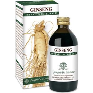 DR.GIORGINI Ginseng Estratto Integrale 200 ml - Integratore alimentare tonico-adattogeno per stanchezza e metabolismo