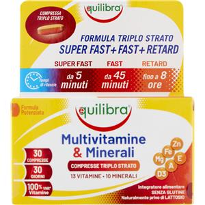 EQUILIBRA Srl Multivitamine&minerali 30 compresse - EQUILIBRA - 980519007