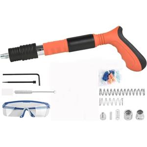 AMAPOLAS Pistola Manuale Sparachiodi, Adatto Per Pareti In Mattoni E Cemento, Per La Lavorazione Del Legno E Decorazioni - colorazione casuale