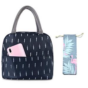 Binoster Borsa termica per pranzo, ufficio, pranzo, borsa per pranzo, fresca, borsa da trasporto, per pranzo, picnic, impermeabile, isolata per donna, uomo, scuola e ufficio, per bambini