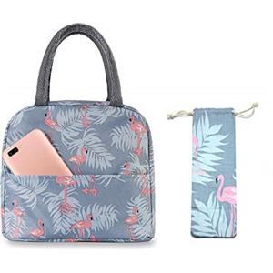 Binoster Borsa termica per pranzo, ufficio, pranzo, borsa per pranzo, fresca, borsa da trasporto, per pranzo, picnic, impermeabile, isolata per donna, uomo, scuola e ufficio, per bambini