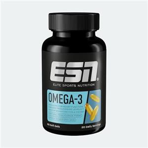 ESN Omega-3, 60 capsule, olio di pesce ad alto dosaggio con 400 mg di EPA e 300 mg di DHA per capsula