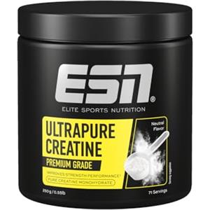 ESN Ultrapure Creatine Monohydrate, 250 g, 71 porzioni, creatina in polvere, microfine e ottimamente solubile, vegana - made in Germany (il design può variare)