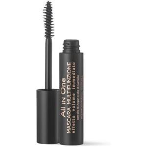 Bottega Verde - All in One, Mascara Multifunzione, 12 ml, con Olio di Argan e Olio di Camelia, Effetto Volume Immediato