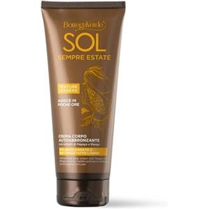 Bottega Verde - SOL Sempre Estate, Crema Autoabbronzante Corpo, 200 ml, Arricchita con Estratti di Papaya e Mango, Colorito Dorato e Naturale, Idratante, Profumo Agrumato, per Tutti i Tipi di Pelle