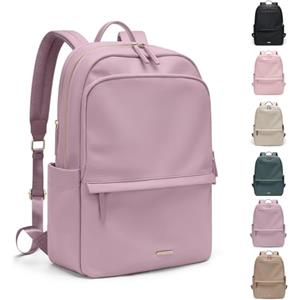 GOLF SUPAGS Zaino Per Portatile PC Donna, Sottile, Antifurto, Per Lavoro, Viaggi, Università, Adatto Per Notebook da 14/15,6 Pollici (Viola Rosato, 14 Pollici)