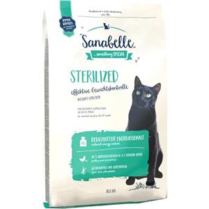 Sanabelle Sterilized Cibo Secco per Gatti 10 kg - Alimento Bilanciato per Gatti Sterilizzati con Fegato Fresco e Alta Percentuale di Carne di Pollame