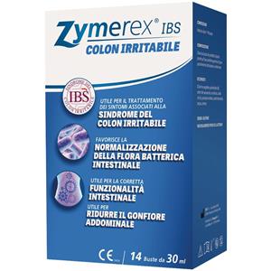 Zymerex IBS Colon Irritabile - Integratore per il Sollievo dei Sintomi Intestinali, 14 Bustine da 30 ml