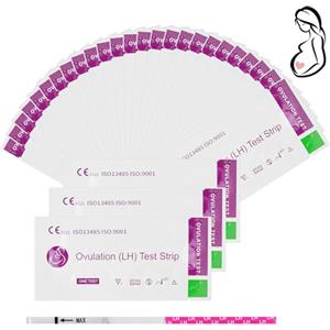AYBUY 25 pezzi Test di Ovulazione, sensibili 25mIU/ml, confezionati singolarmente (Stile B）