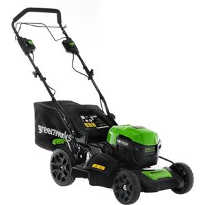 Greenworks GD48LM46SP - Tagliaerba a Batteria Elettrico 48V con Motore Brushless e Larghezza di Taglio 46 cm