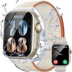 Parsonver Smartwatch Uomo Donna con GPS Integrato, Effettua/Risposta Chiamate, Orologio Smartwatch con 30M Nuoto Impermeabile, Contapassi, Cardiofrequenzimetro, Sonno, Fitness Tracker per Android iOS