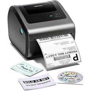 Phomemo Stampante Etichette Spedizione Bluetooth,4x6 Stampante Termica Etichette,D450BT Etichettatrice Etichette Adesive,4x6 Thermal Label Printe Compatibile con Ebay,Etsy, Amazon,Shopify,ecc