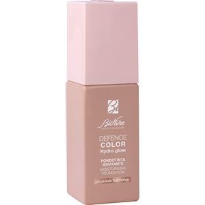 BIONIKE DEFENCE COLOR HYDRA GLOW FONDOTINTA IDRATANTE SFUMATURA 04 BEIGE, FLACONE 30 ML TEXTURE LEGGERA CON AQUA-LOCK TECHNOLOGY, SPF15, TESTATO NON COMEDOGENO