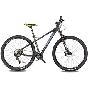 HEAD Unisex - Adulti X-Rubi 2.0 Mountain Bike Nero Opaco Verde 44