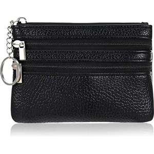 Aucuu Portafoglio in Pelle Donna Mini con Portamonete e Portachiavi