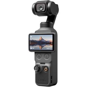 DJI Osmo Pocket 4 Combo Standard, fotocamera stabilizzata tascabile per vlog, CMOS da 1″ e 4K/240fps, stabilizzazione a tre assi, 107 GB di memoria integrata, videocamera per fotografia