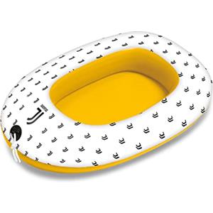 Mondo Toys - Juventus Small Boat - Canotto Gonfiabile / Gommone per Bambini - misura 94 cm - Facile da Gonfiare e Sgonfiare - PVC Termosaldato resistente - ideale per spiaggia, mare, piscina - 16867