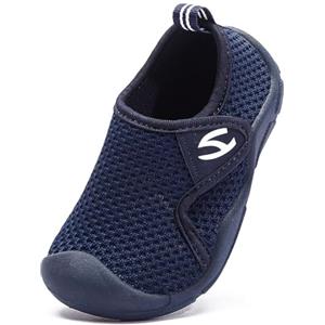 Meik Mangni Bambini Pantofole da Casa Antiscivolo Ragazzi Scarpe Primi Passi Ragazze Scarpe da Sport Blu 26 EU