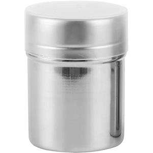 HERCHR Shaker per polvere con coperchio, zucchero Shaker Acciaio inossidabile a maglia fine Caffè Cacao Dredges Shaker per cioccolato per setaccio Cacao, Cannella in polvere, Zucchero a velo(S)