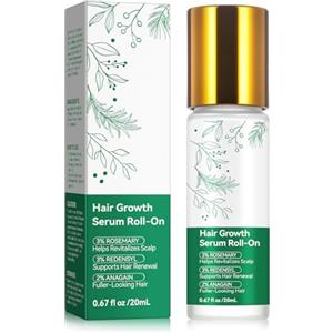 Abodiuss Siero per la crescita dei capelli - 3% rosmarino & 3% redensyl & 2% AnaGain | Siero per la crescita dei capelli con MSM, aloe vera, olio di cocco e burro di karitè, siero per la crescita dei capelli