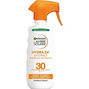 Garnier Ambre Solaire Spray Protettivo Hydra SPF 30 - Idratazione 24h, 300 ml