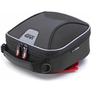 GIVI Borsa Serbatoio XS319Y Tanklock - Mini Borsello in Nylon con Copertina Antipioggia e Capacità di 3 Litri