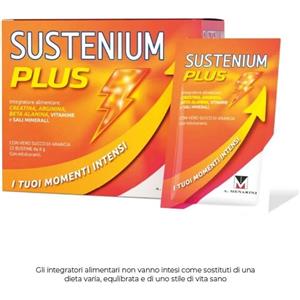 Sustenium Plus - Integratore Energizzante con Aminoacidi, Vitamine e Minerali - 22 Bustine