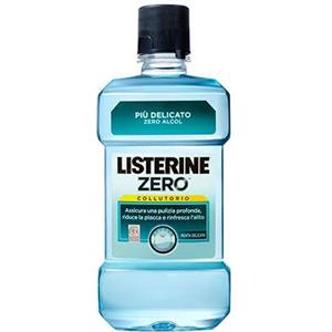 Listerine Zero Collutorio Senza Alcol 500 ml - Gusto Delicato, Protezione da Placca e Gengivite