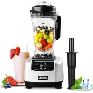 Kitchen in the box Frullatore Professionale, 1500W 2L Frullatore Elettrico, Senza BPA, Regolazione Velocità, Frulla Ghiaccio, Smoothie e Frappè (Argento)