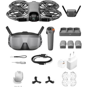 DJI Neo 2 Combo Motion Fly More Bundle con accessori, drone 4K per principianti con RC Motion 3 e Goggles N3, trasmissione stabile con transceiver digitale, volo FPV, 3 batterie (Charger)
