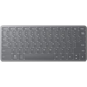 Lenovo Multi-Device Wireless Keyboard, tastiera Bluetooth® e USB-C per Tablet/PC/Smartphone, compatibile con Android™/Windows/iPadOS, design ultra-slim, batteria ricaricabile fino a 60 ore - Grigio