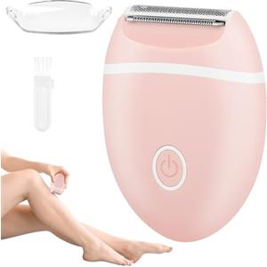 AYBUY Rasoio Elettrico Donna, Epilatore Elettrico Donna, Rasoio Parti Intime, Depilatore Corpo Donna per corpo, bikini, viso, Gambe e Ascelle (Versione a batteria)