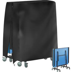 Leikurvo Copertura impermeabile per tavolo da ping pong, 185 x 165 x 70 cm, copertura Oxford per tavolo da ping pong, copertura per tavolo da ping pong, resistente ai raggi UV, antivento, antistrappo