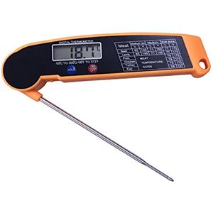 ZDYS - Termometro per carne, con doppia sonda e lettura istantanea, per cucinare il forno, sicuro da lasciare in cucina