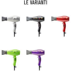 Parlux 3800 Ecofriendly - Phon Grigio con Tecnologia Ceramica e Ionica, Silenzioso e Ecologico