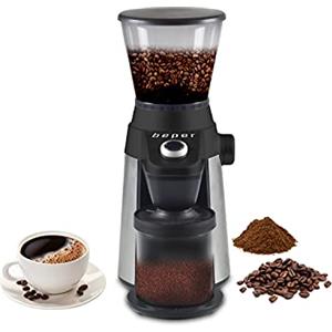 BEPER BP.580 Macina Caffè, Macinacaffè professionale a Pressione,15 Gradi di macinatura, Regolazione della quantità da macinare, Sistema di sicurezza