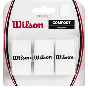Wilson Overgrip, Profile Overgrip, 3 pezzi, Bianco, WRZ4025WH
