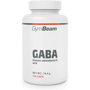 GymBeam GABA Integratore 1000 mg per 1 porzione, Migliora la Qualità del Sonno, Riduce Stress, Ansia e Tensione, Favorisce il Metabolismo dei Grassi, Sostiene la Rigenerazione Muscolare (120 cps)
