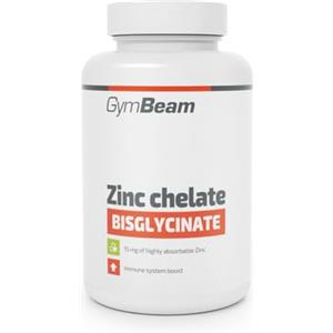 GymBeam Integratore di Zinco da 15 mg, Integratore di Zinco Bisglicinato altamente assorbibile, sostiene la salute delle ossa, mantiene i normali livelli di testosterone (180 tabs)