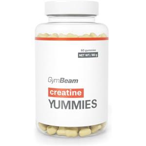 GymBeam Creatine Yummies - Creatina Monoidrato in Gummies al Gusto Ananas - Integratore per Forza, Resistenza e Allenamenti Intensivi - Perfette per Uso Quotidiano - 60 Caramelle Gommose