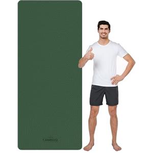 CAMBIVO Tappetino Palestra Antiscivolo 213cm x 81cm x 6mm, Tappetino Yoga Tappetino Pilates TPE, Materassino Palestra per Fitness Gym Ginnastica Workout Sport