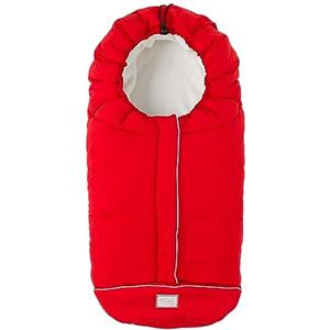 Nuvita 9545 Junior City | Sacco Universale per Passeggino | Perfetto per Bambini da 6 a 36 Mesi (100 cm) | Tessuto Vellutato e Massimo Comfort per il Tuo Bambino fino a -10°C | Rosso