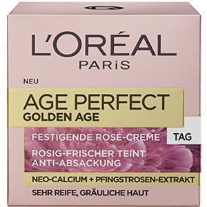 L'Oreal Paris Age Perfect Golden Age Cura Giornaliera, con estratto di Neo-Calcium e peonie, garantisce una carnagione fresca e rosea, confezione da 1 (1 x 50 ml)