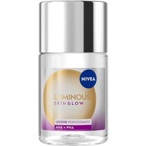 NIVEA Luminous630 Skin Glow Lozione Perfezionante 100 ml, Lozione esfoliante viso senza risciacquo per una luminosità immediata e un incarnato uniforme, Tonico viso con AHA, PHA e Aloe Vera