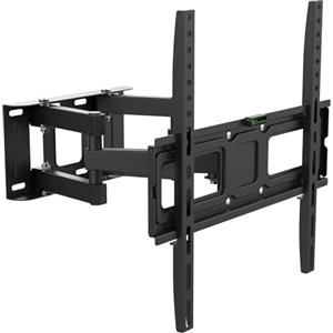 Atlantis P022-E20SDN Supporto TV parete orientabile e inclinabile, Staffa da Parete per TV da 32" a 65", Max 35Kg, Max VESA 400x400. Inclinazione Verticale da -12° a +12°. Ruotabile 180°.