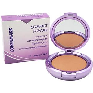 Covermark Cipria Compatta Waterproof Camouflage, Compact Powder Ipoallergenica e Non Comedogenica per Pelle Normale, Con Vitamina E, Colore 4A, Formato 10g