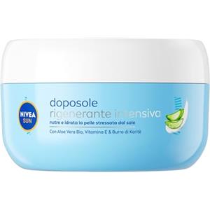 NIVEA SUN Crema Doposole Rigenerante Intensiva 300 ml, Dopo sole idratante 48h, lenitivo e nutriente, Aftersun con Aloe Vera Bio, Vitamina E e Burro di Karité, Assorbimento rapido, Pelle secca